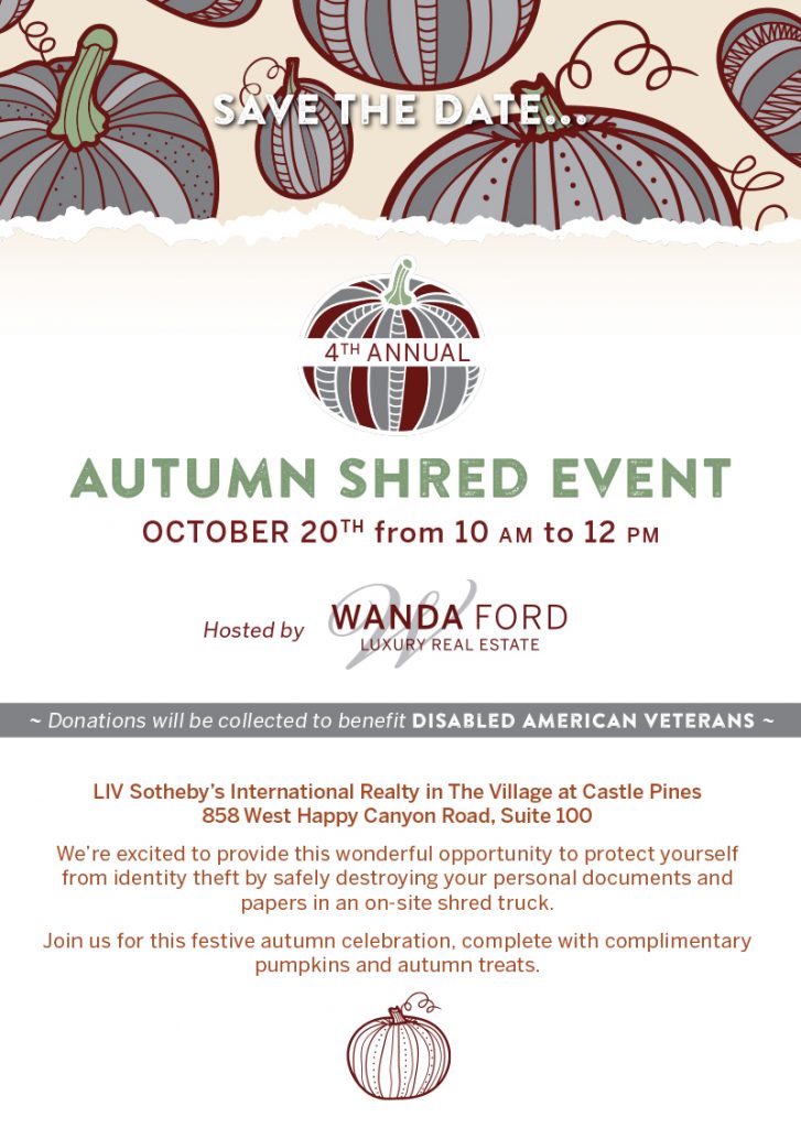 AUTUMN SHRED EVENT ~ 10.20.18