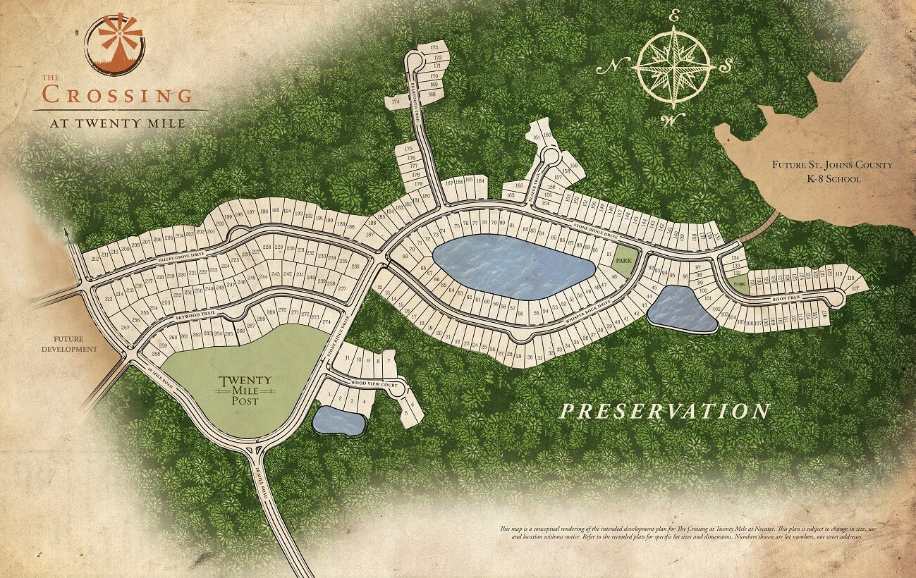 The Crossing at Twenty Mile in Nocatee The Crossing At TM Site Map 2016.jpg 1300%C3%97841 The Crossing at Twenty Mile in Nocatee