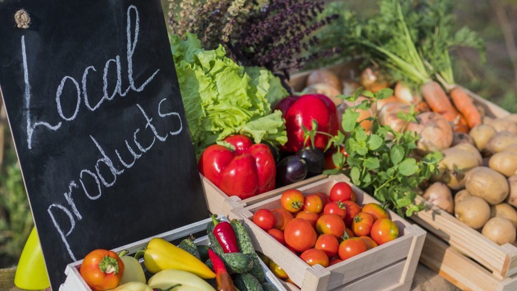 A fresh fruit from a local farmers market