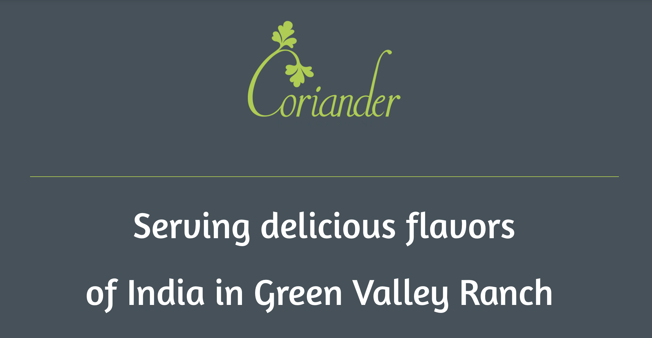 Congratulations Courtney Bejaran on winning 50 to Coriander Flavors