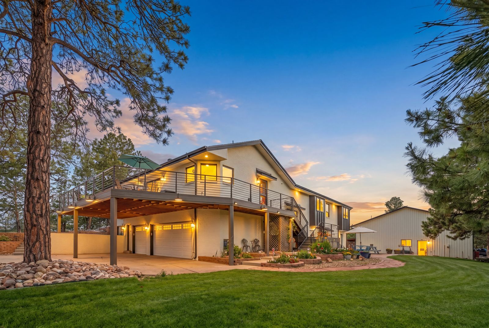 Outbuilding and shop on acreage at 9905 Bayou Ridge Trail, Parker, Colorado